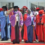 President Kiir at the University of Juba Graduation Ceremony